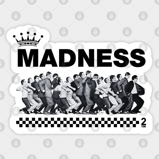 Madness Sticker by Timeless Chaos
